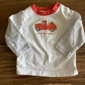Gymboree Pumpkin Long Sleeve Shirt Boys' 3-6 Months